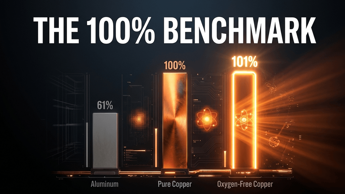 Valence electrons in copper move with such minimal resistance that they dictate the very scale and density of our motherboards.