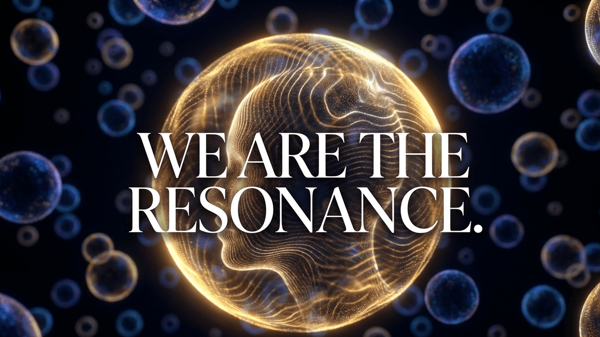 We are not just observers, our consciousness is built from the exact same primordial hum that ignites the stars