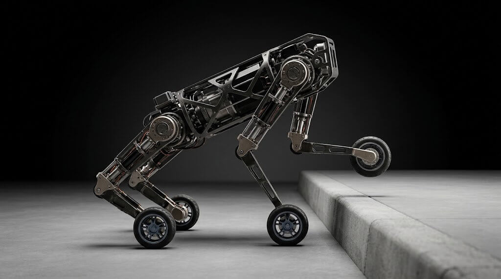 Wheels vs legs why robots still roll not walk
