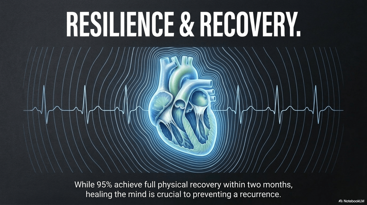 While most patients achieve full physical recovery within two months, healing the mind is crucial to preventing a recurrence.