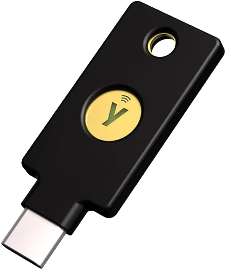 YubiKey 5 NFC hardware security key